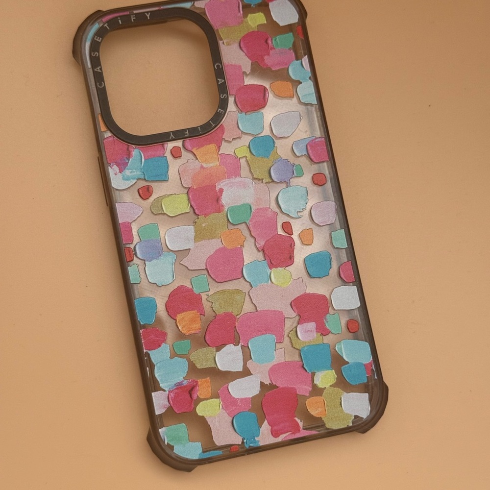 Casetify Pastel Confetti Ultra Impact  iPhone 13 Pro Case with Protective Bumper